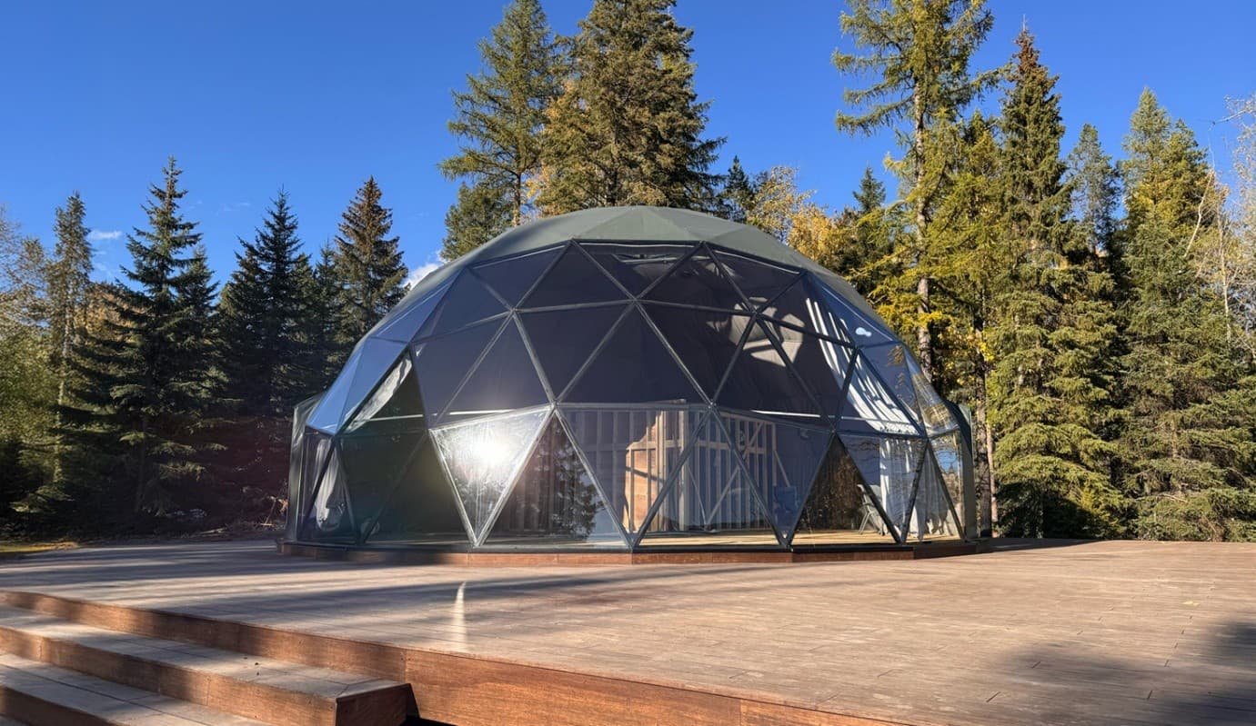 Geodesic dome tents
