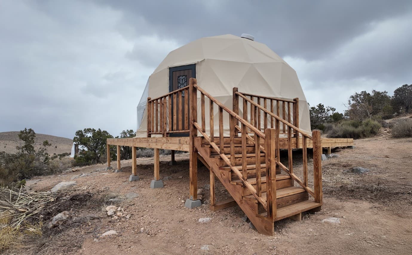 Desert Domes: Smart Cooling Shelters for Hot Climate Living